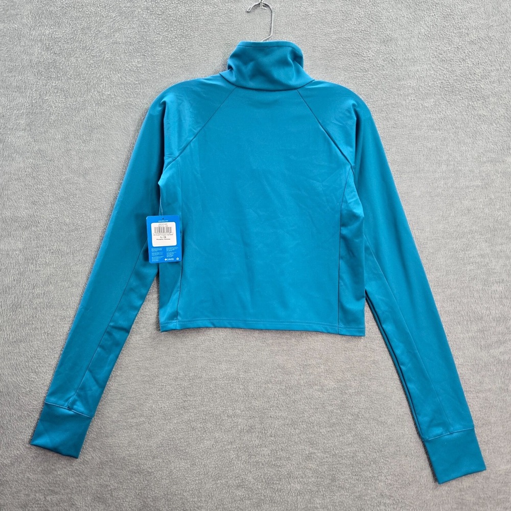 Columbia Women‎ Activewear Top Large Blue Sculpt Training Crop Shirt NWT - Picture 9 of 12